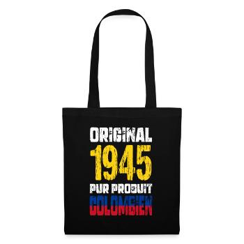 80 Years Anniversary - Original - 1945 - Colombian - Tote Bag - black - Front