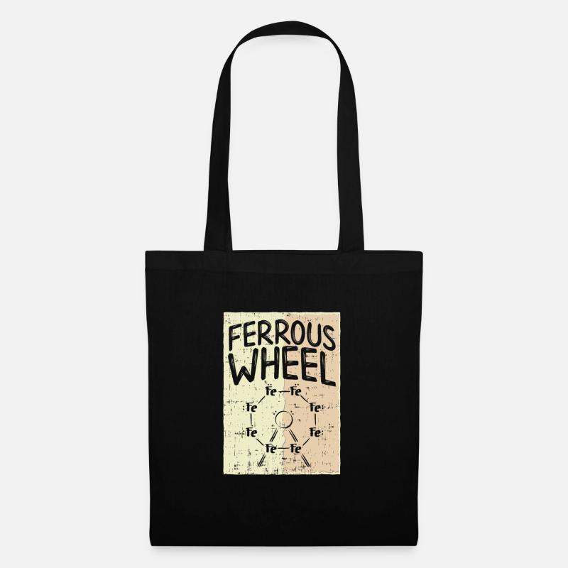 Das Chemie - Riesenrad! - Geschenk - Stoffbeutel - Schwarz