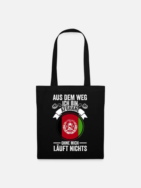 Afghanistan Afghane Afghan Afghanen Geschenk - Stoffbeutel - Schwarz