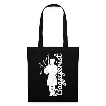 Bagpipe Bagpiper Bagpipes - Tote Bag - black - Front