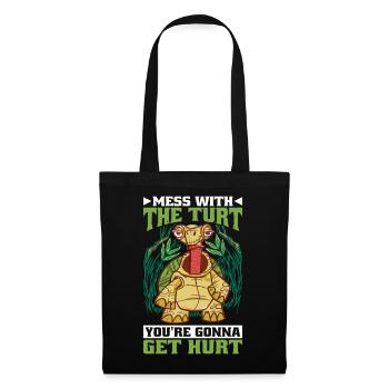 Mess With The Turt, You're going to Get Hurt 7 - Tote Bag - black - Front