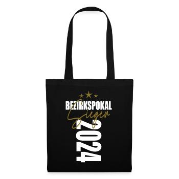 Bezirkspokal Sieger 2024 - Stoffbeutel - Schwarz - Vorne