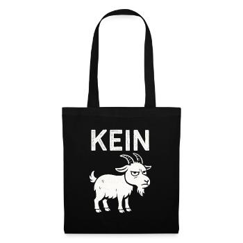 Lustiger Spruch Witzig Kein Bock Geschenkidee - Stoffbeutel - Schwarz - Vorne