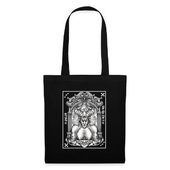 Gothic Evil - Gothic 666 Satan Baphomet - Stoffbeutel - Schwarz - Vorne