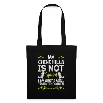 Chinchillas Rodent Chinchilla Lover - Tote Bag - black - Front