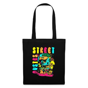 Pulvérisateur urbain Streetwear Streetstyle - Sac en tissu - noir - Devant