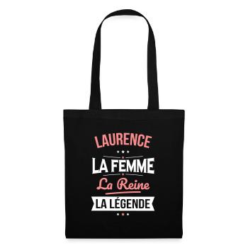 Laurence - La Femme - La Reine - La Légende - Sac en tissu - noir - Devant