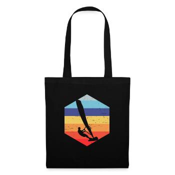 Women's Surfing Windsurf Windsurfing Windsurfer - Tote Bag - black - Front