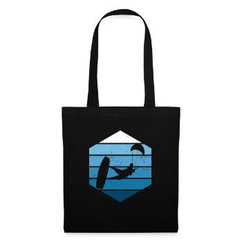 Kitesurfeuse Femmes Kitesurf Kitesurf Kitesurf Kitesurf - Sac en tissu - noir - Devant
