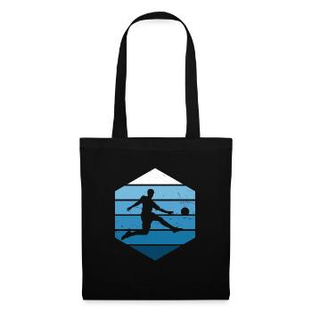 Men's Football Footballers Playing Football - Tote Bag - black - Front