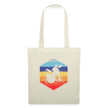 Percussionniste Drums Ladies Drummer - Sac en tissu - nature - Devant
