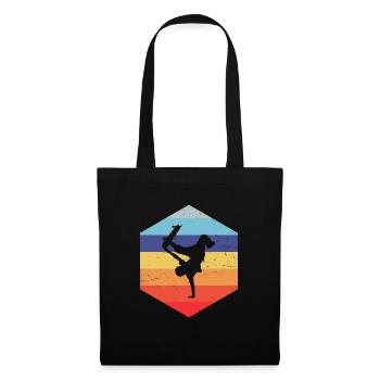 Hommes Femmes Patinage Skateboarder Skateboard - Sac en tissu - noir - Devant