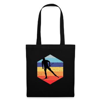 Cross-country skiing Classic Cross-country skiing Classic Cross-country skiing Skati - Tote Bag - black - Front