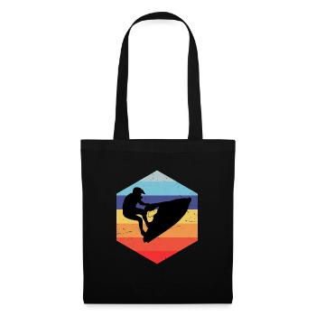 Women's Water Sports Jet Ski Riding Men's Jet Ski - Tote Bag - black - Front