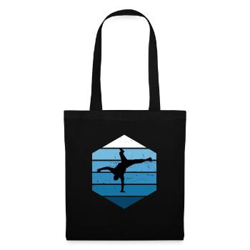 Break Dance Hommes Femmes Breakdance Hip Hop - Sac en tissu - noir - Devant