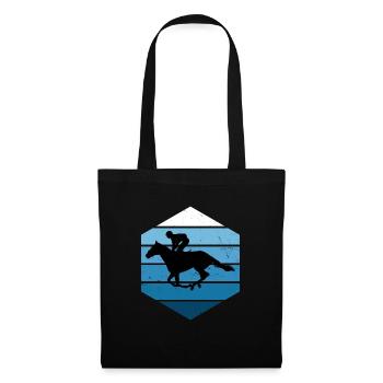 Show jumping Hunting Racing Equestrian sport - Tote Bag - black - Front