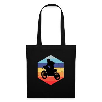 Motocross Femmes Dirtbike Supermoto Dirt Bike - Sac en tissu - noir - Devant