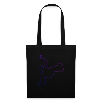 Hip Hop Bgirl Femmes Breakdance Bboy Hommes - Sac en tissu - noir - Devant
