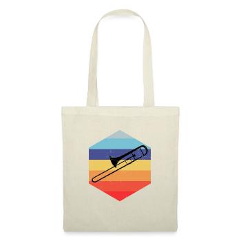 Trombonistes trombonistes jazz en cuivres hommes - Sac en tissu - nature - Devant