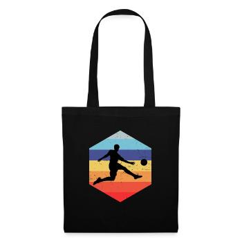 Football Football Jeu de football Football Hommes - Sac en tissu - noir - Devant