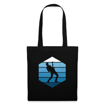guitar player electric guitar acoustic guitar - Tote Bag - black - Front
