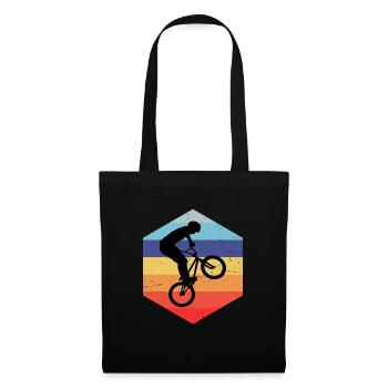 bmx bmx young women men cycling bmx bike - Tote Bag - black - Front