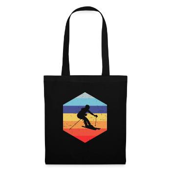 Stunt Ski Men Freestyle Skiers Winter Sports - Tote Bag - black - Front