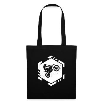 Dirt Biker Motocross Men's Freestyle Motocross - Tote Bag - black - Front