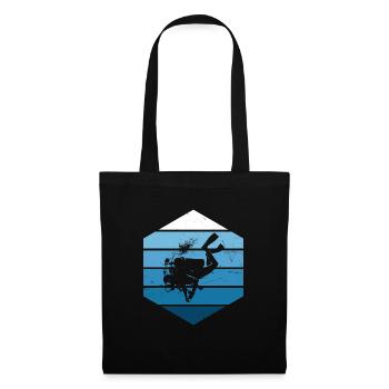 Diver Diving Scuba Diver Men - Tote Bag - black - Front