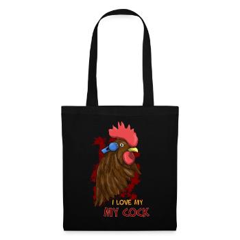 I love my cock - Tote Bag - black - Front