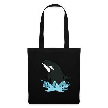 killer whale - Tote Bag - black - Front