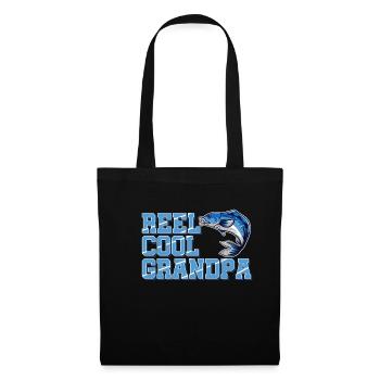Reel Cool Grandpa - Stoffbeutel - Schwarz - Vorne