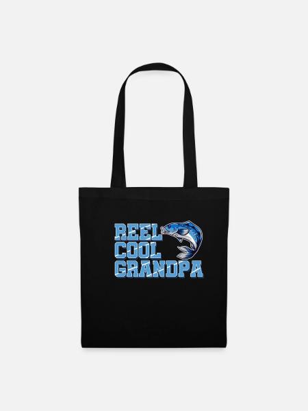 Reel Cool Grandpa - Stoffbeutel - Schwarz