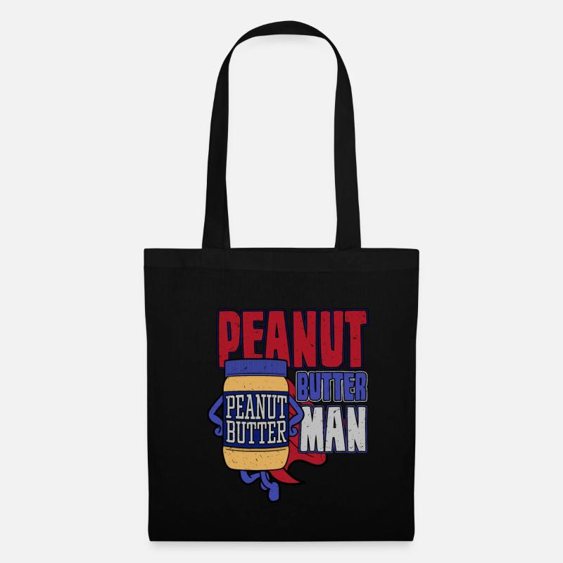 Peanut Butter Man - Stoffbeutel - Schwarz