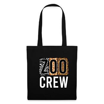 Équipage du zoo - Sac en tissu - noir - Devant