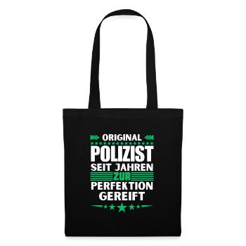 Policeman matured to perfection - Tote Bag - black - Front