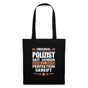 Policier mûri à la perfection - Sac en tissu - noir - Devant