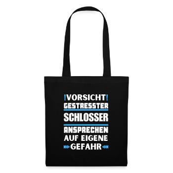 Ne parlez pas à des serruriers stressés ! - Sac en tissu - noir - Devant