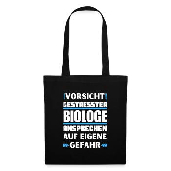Don't talk to stressed biologist! - Tote Bag - black - Front
