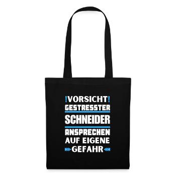 Don't talk to stressed tailors! - Tote Bag - black - Front
