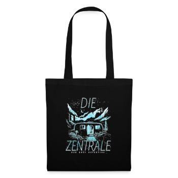 Die Drei ??? Die Zentrale Tasse - Stoffbeutel - Schwarz - Vorne