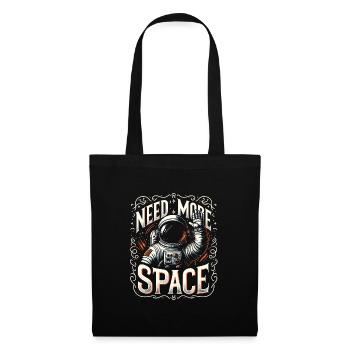 J'ai besoin de plus d'espace et de vagues d'astronautes - Sac en tissu - noir - Devant