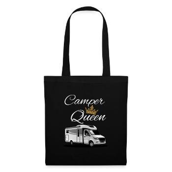 Reine du camping-car Reine du camping-car - Sac en tissu - noir - Devant