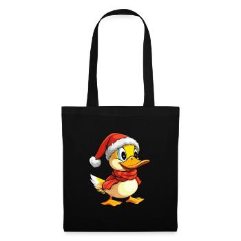 Canards de Noël - Sac en tissu - noir - Devant