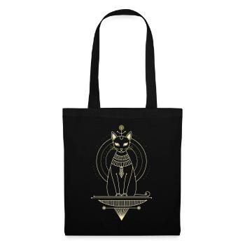 Bastet Egyptian Cat - Tote Bag - black - Front