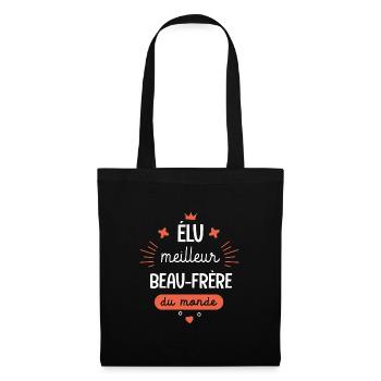 Meilleur Beau-frère du monde Cadeau Beau frère - Sac en tissu - noir - Devant