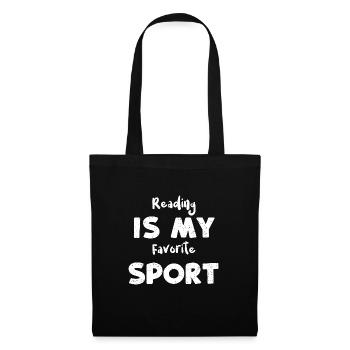 Reading Is My Favorite Sport - Tote Bag - black - Front