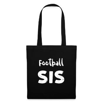 Football Sis - Soeur - Sac en tissu - noir - Devant