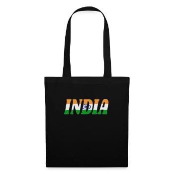 India - Sac en tissu - noir - Devant