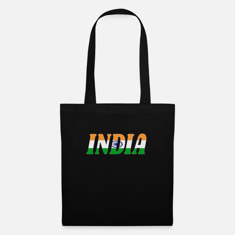 India - Sac en tissu - noir